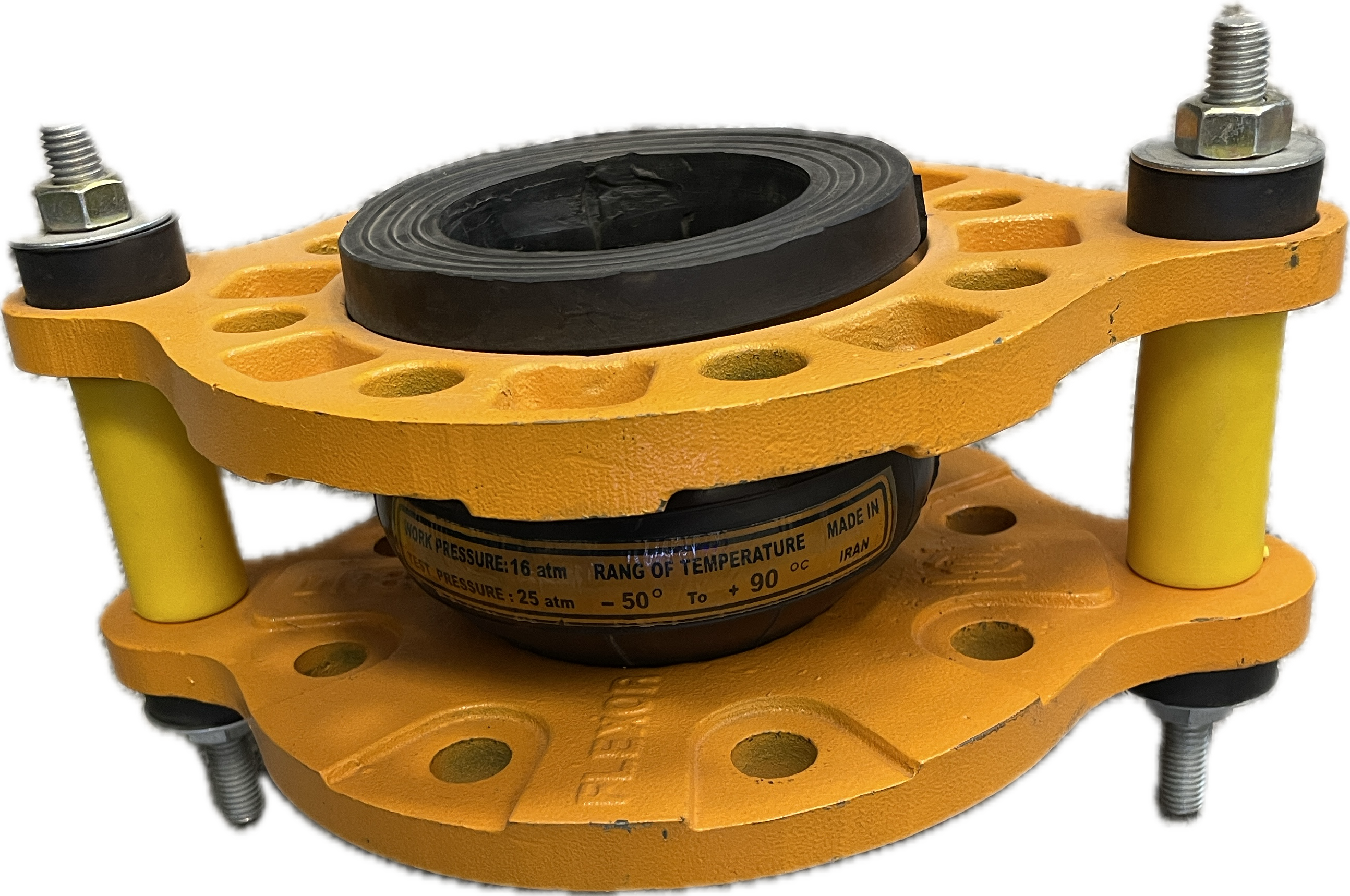 لرزه‌گیر لاستیکی مهاردار فلکسور پارس PN10