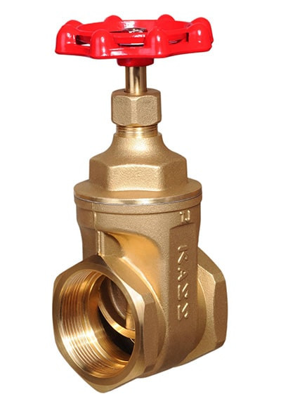 شیر فلکه کشویی برنجی