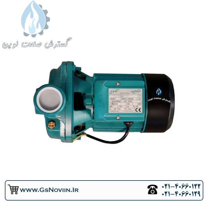 پمپ آب یک اسب بشقابی پروانه باز لئو