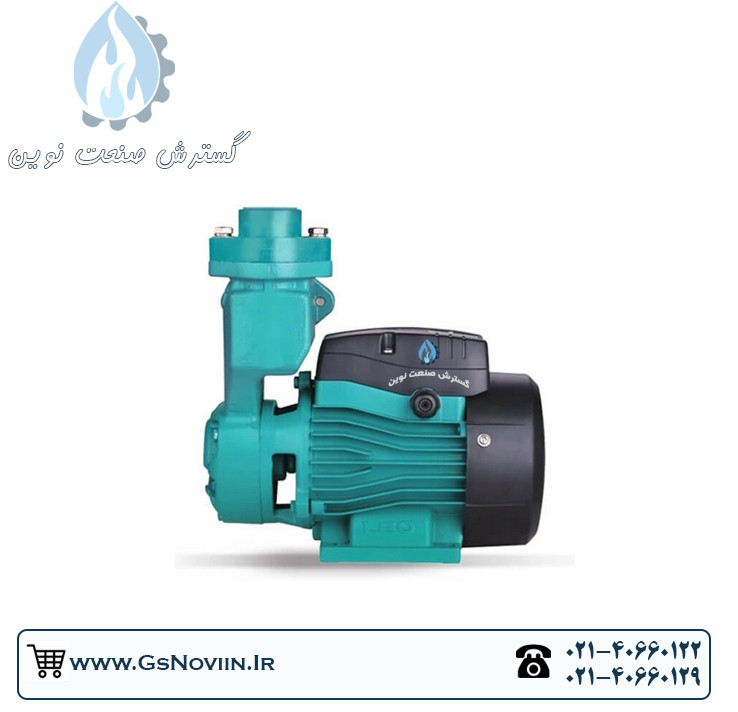 پمپ آب خودمکش لئو APSM75 – توان 1 اسب، بدنه چدنی و پروانه برنجی