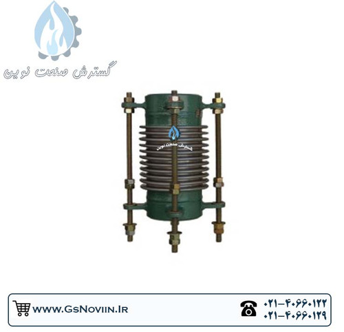 لرزه گیر جوشی دوجداره مهاردار برند ارتعاشات صنعتی ایران مناسب برای لولههای تحت فشار و دمای بالا