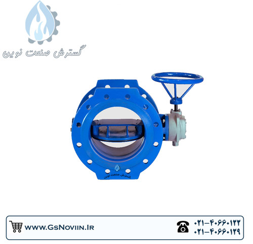 شیر پروانهای فلنجدار گیربکسی PN10 میراب مناسب برای کنترل سیال در سیستمهای صنعتی و تاسیساتی