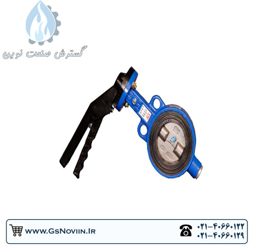 شیر پروانهای اهرمی PN16 میراب با دیسک چدنی مناسب برای خطوط آب و فاضلاب با عملکرد سریع و مقاوم