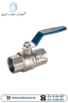 شیر گازی آبی ۴۰۰psi برند نگین برای سیستمهای گازی صنعتی و خانگی