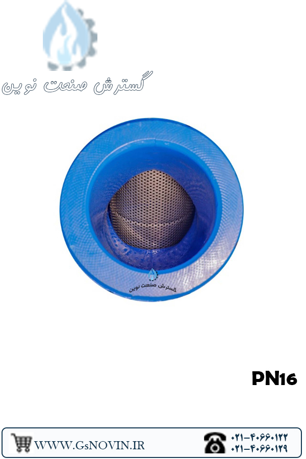 شیر صافی Y شکل PN16 میراب با بدنه چدنی و توری استیل مناسب حذف ذرات معلق از آب