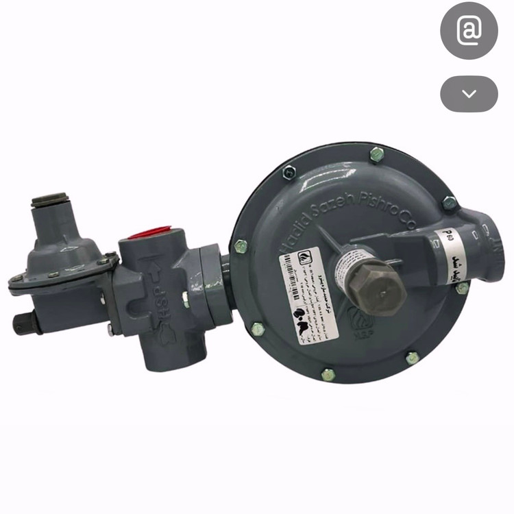 رگلاتور گاز شهری ۶۰ به ۱/۴ پوند برند حدید سازه مناسب تنظیم فشار دقیق گاز در مصارف خانگی و تجاری