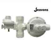 رگلاتور گاز دندهای 1½ اینچ مدل J125-S4 جیوانز مناسب تنظیم فشار گاز طبیعی در ایستگاههای تقلیل فشار، خطوط گازرسانی، مشعلهای صنعتی و بویلرها