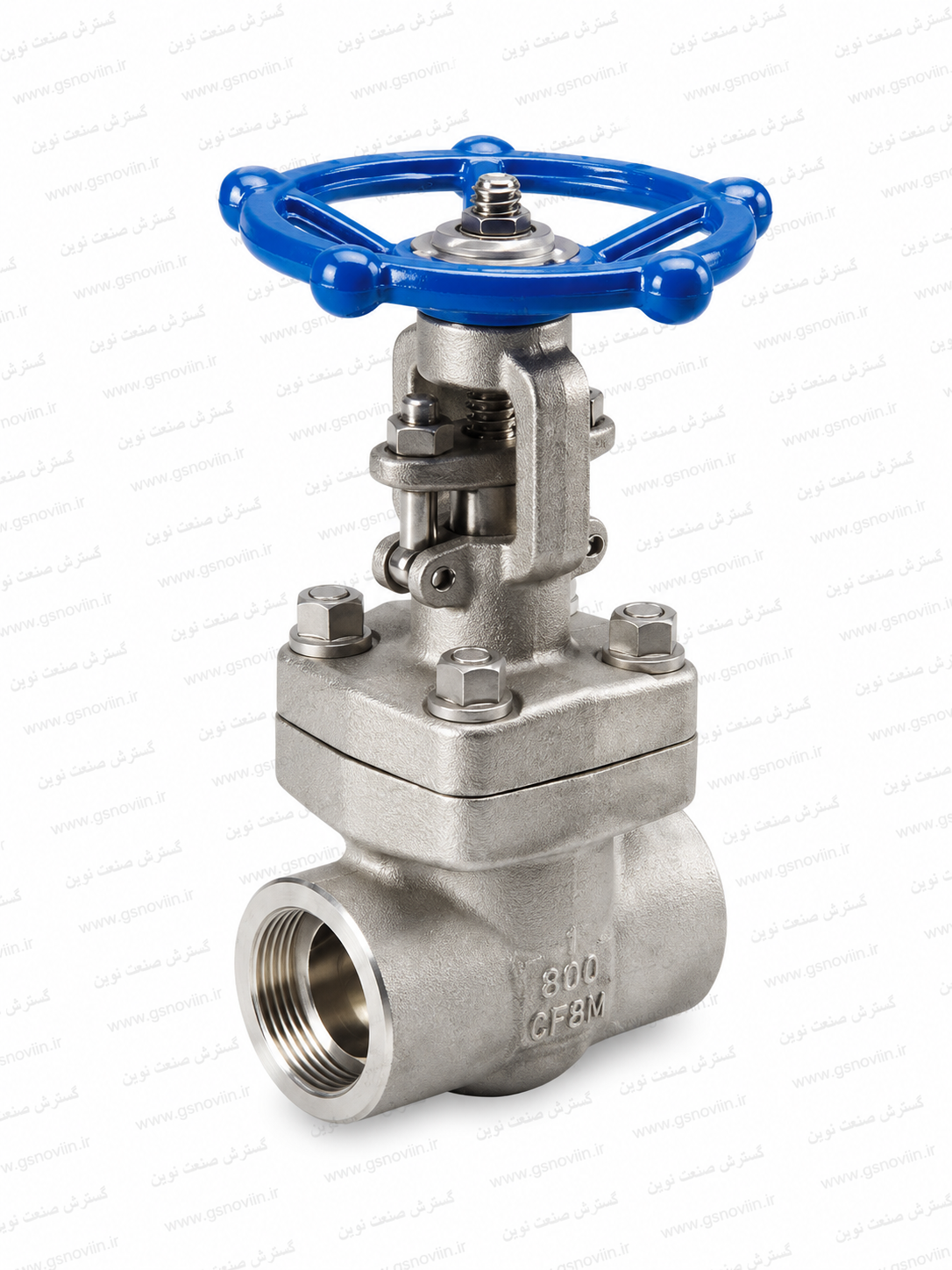 شیرفلکه کشویی استنلس استیل 316 جوشی Socket Weld (SW) کلاس 800 ASTM A182 F316